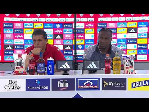 Rueda de prensa de Santa Fe tras su partido con Junior