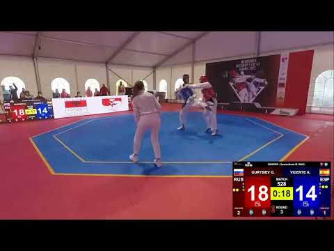 Adrian VICENTE (ESP) VS Georgii GURTSIEV (RUS) - M-58 QF. 7th President's Cup Europe 2022