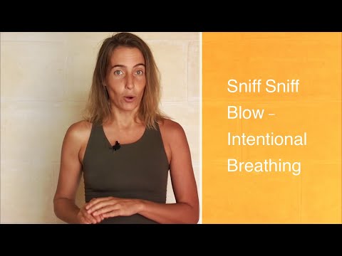 SNIFF SNIFF BLOW I Intentional Breathing Practice