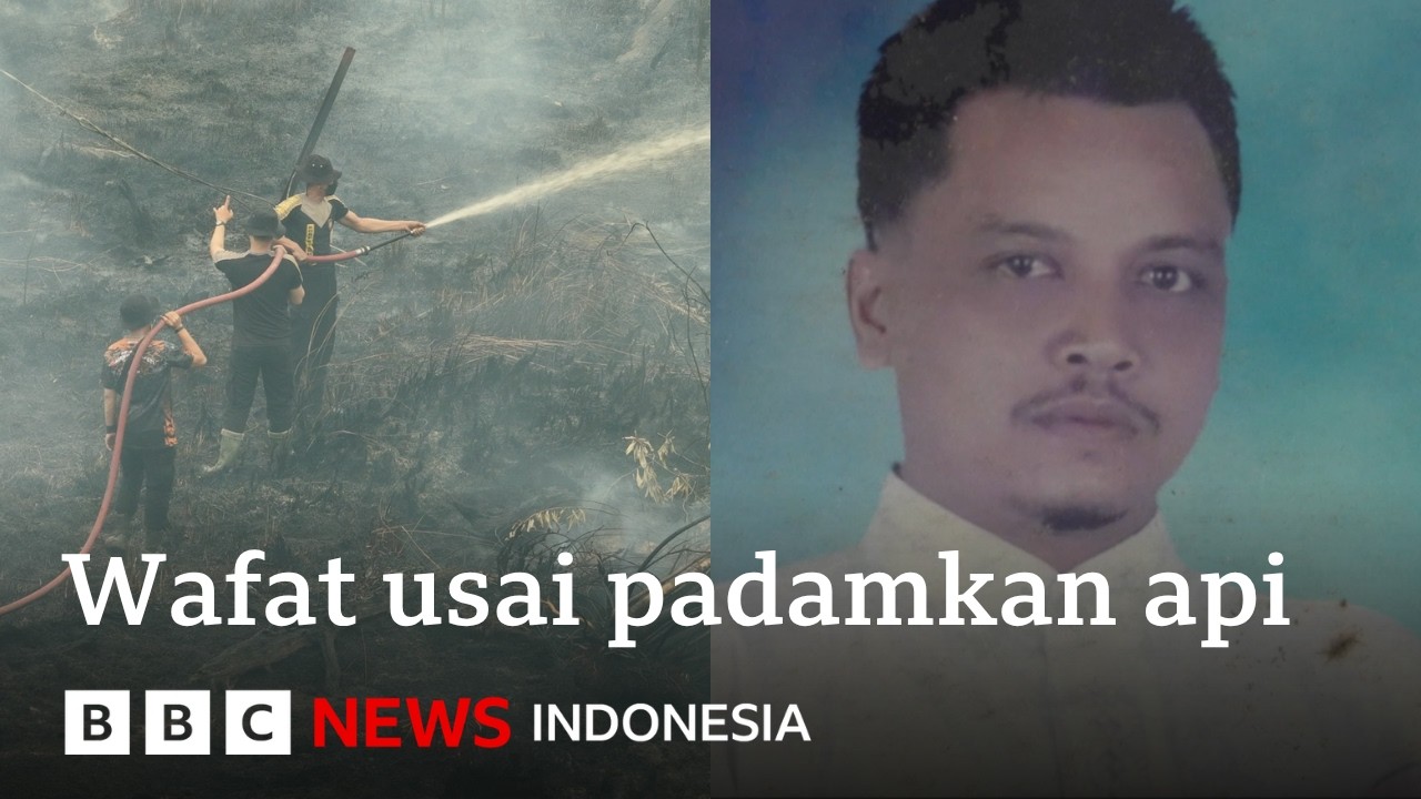 'Karhutla sudah memakan korban, suami saya.' Siapa yang bertanggung jawab?