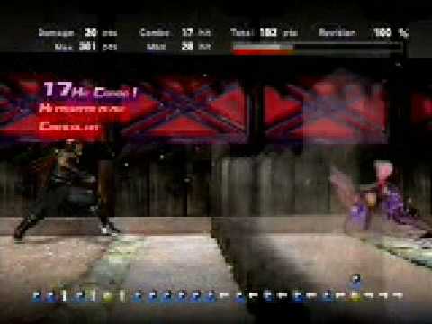 DOA 4: Hayabusa's powerfull 30 hit combo. 313 DMG!!