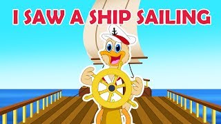 I Saw a Ship a Sailing Nursery Rhymes || Popular Nursery Rhymes With Max And Louie