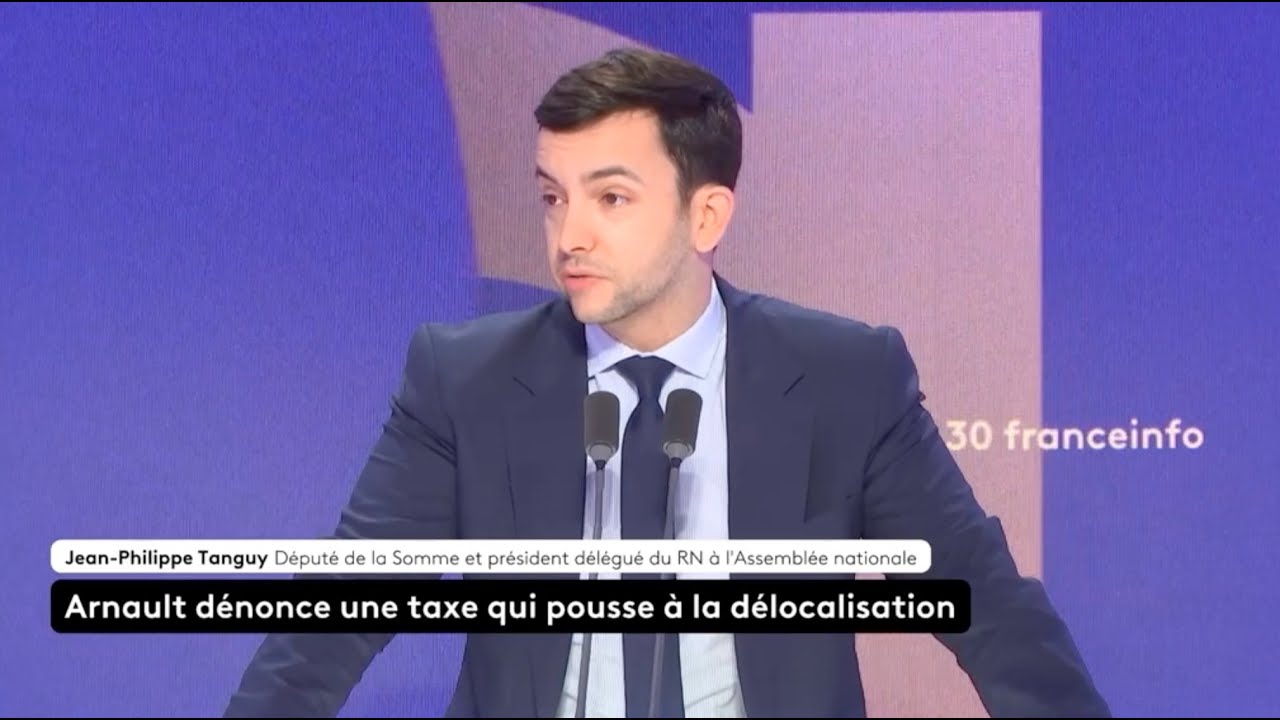 Jean-Philippe Tanguy : "Une nouvelle dissolution est inévitable !" (France Info)