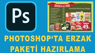Photoshop'ta Ramazan Erzak Yardım Paketi Hazırlama