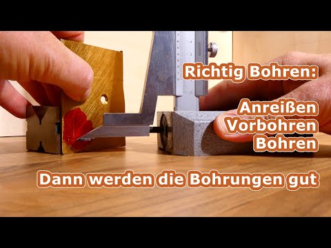 Anleitung Bohren in Metall