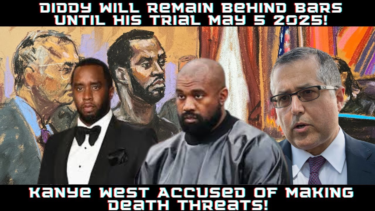 Diddy In Jail till Trial|Kanye Was Making Threats|Having Wife Followed|Having PI Spy on Kardashians!