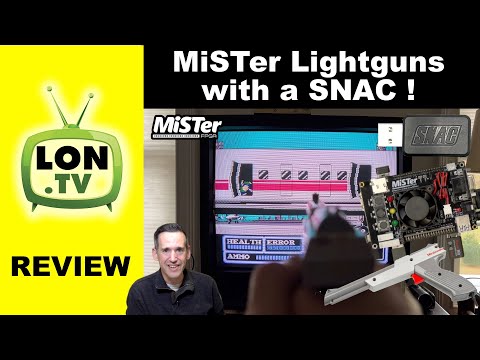 Use Lightguns on MiSTer with a SNAC !