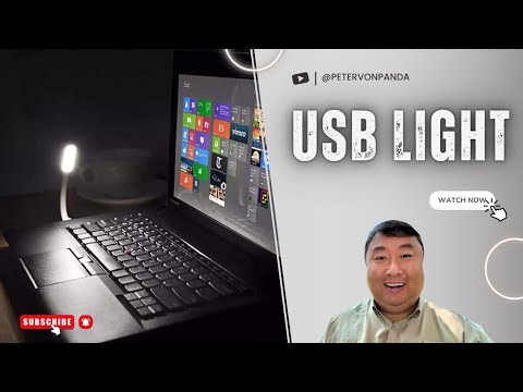 Light Up A Laptop Keyboard with a USB LED Light