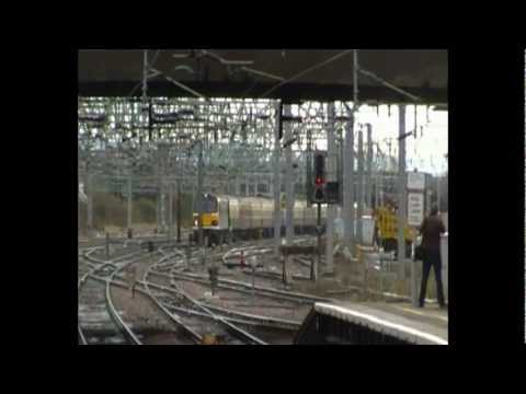 DBS Class 92, 92037 Sullivan, 1Z65 Passing Stafford (17th December 2011)