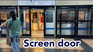 Why Screen Door? chennai #india #train #metro #chennaimetro #screendoor#airport #chennaiairport