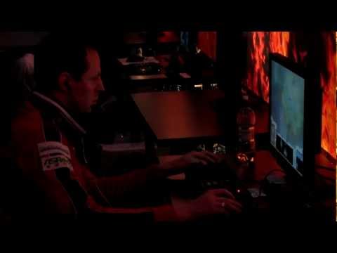 White-Ra APM playing Starcraft 2 at Dreamhack winter 2011