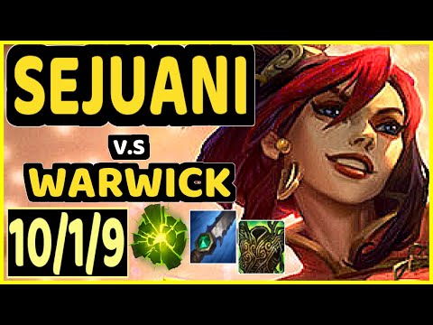 ANDA (SEJUANI) vs WARWICK - 10/1/9 KDA JUNGLE CHALLENGER GAMEPLAY - NA