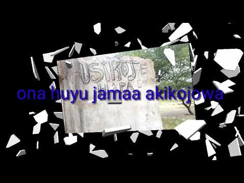 Kinywele akojolea bango la ukutani nimalufuku kukojoa hapa