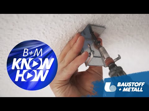 Deckenabsorber einfach montiert