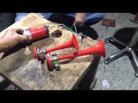 Bosch Compressor Fanfaren horn sound