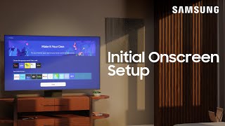 Setting up your TV for the first time using the Smart remote | Samsung US