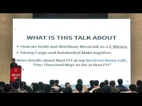 [Chinese] RustCon Asia 2019 - Jing Yiming: Cargo meets Autotools