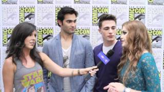 Tyler Hoechlin, Holland Roden et Colton Haynes Comic Con 2011