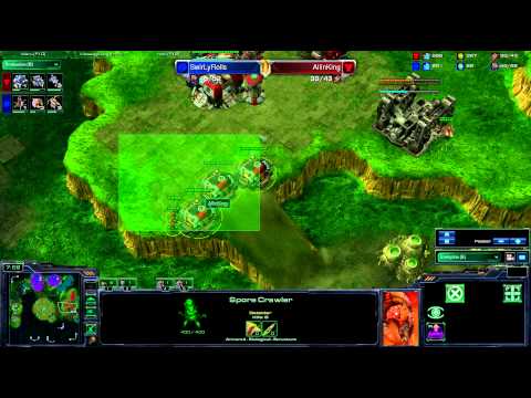 SwirLyRolls(Z) vs. AllinKing(T) - Starcraft - Grandmaster
