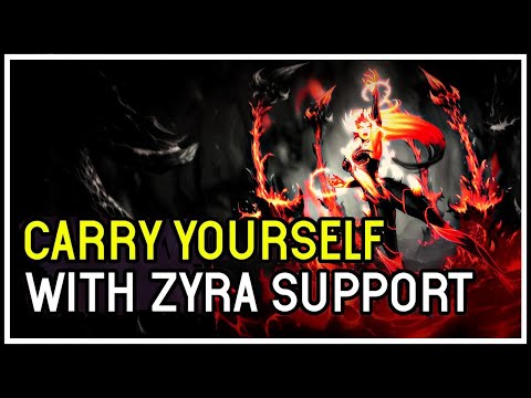 اول قيم ب Zyra - (السبورت المستفز!!) 😂 || League of Legends