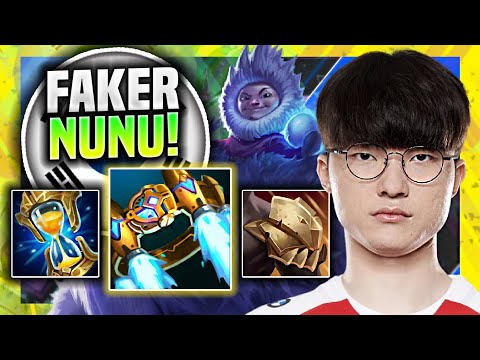 FAKER IS SO GOOD WITH NUNU MID! - T1 Faker Plays Nunu Mid vs Rumble! | Season 11