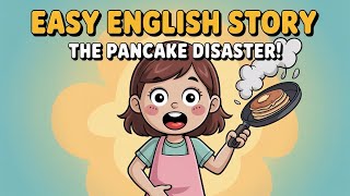 The Pancake Disaster | Easy English Story for Beginners  (A1-A2)