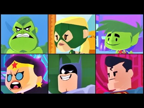 Teen Titans Go Figure VS Beast Boy, Artemis, Martian Beast Boy (TEEN TITANS GO GAME)