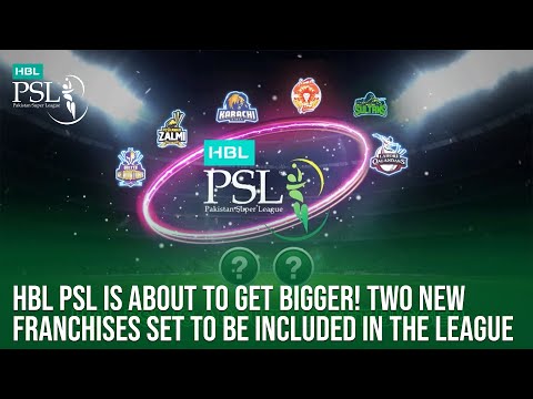 HBL PSL is about to get bigger! 🏆✨Two new franchises set to be included in the league ⭐🏏#HBLPSL