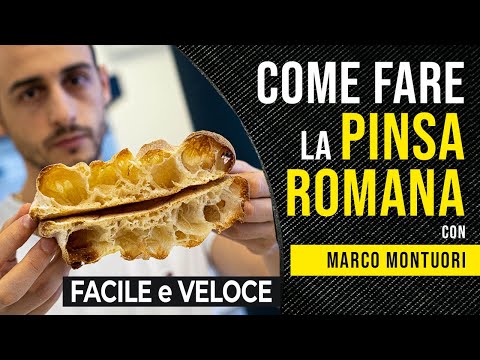 Come fare la PINSA ROMANA – metodo ORIGINALE con Marco Montuori