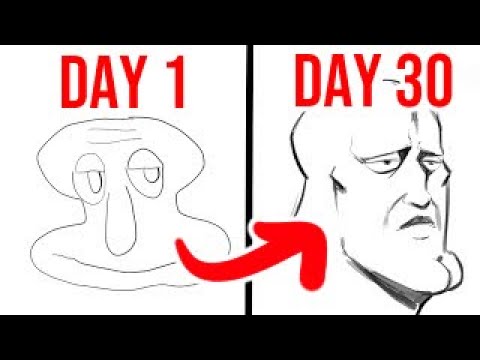 I learned to draw with my left hand...