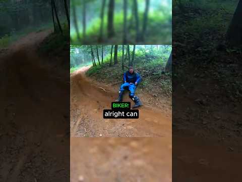 Biker Sees A Leg Bend Wrong 😮
