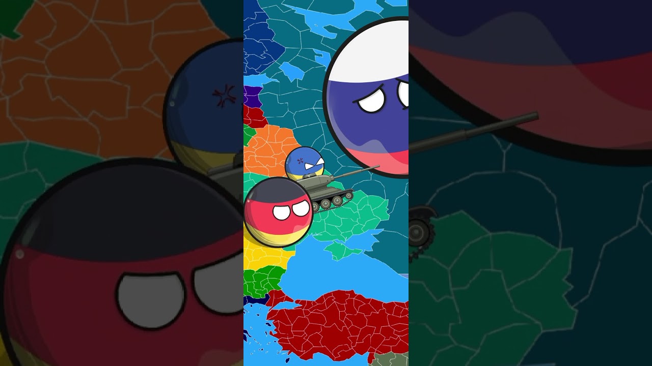 Tanque Leopard Aleman#novaxs #countryballs #polandball #humor #shorts