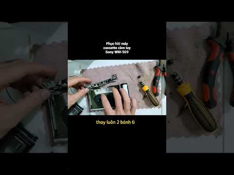 phục hồi máy cassette cầm tay Sony WM-509