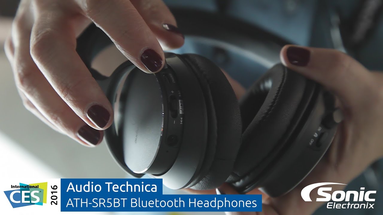 Наушники Audio-Technica ATH-SR5BT BK