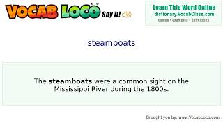 Video thumbnail for steamboats