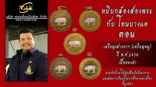 เหรียญเสาวภาฯ (เหรียญหมู) ปี 2456 เนื้อทองคำ หยิบกล้องส่องพระกับโทนบางแค เหรียญเสาวภาฯ (เหรียญหมู) ปี 2456 เนื้อทองคำ หยิบกล้องส่องพระกับโทนบางแค