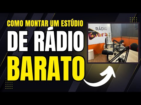 COMO MONTAR UM ESTÚDIO DE WEB RÁDIO PROFISSIONAL E BARATO EM 2025!