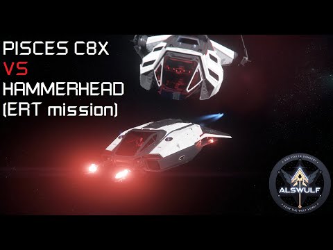 Star Citizen 3.16: Pisces vs Hammer Head (Pisces C8X: ERT mission)