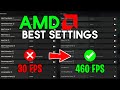 AMD Radeon Software - BEST Settings for Boost FPS & 0 DELAY! (UPDATED 2024)