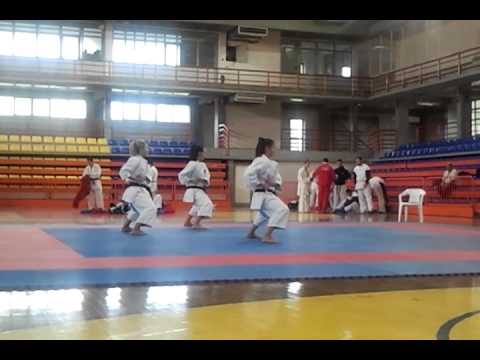 Female kata team - Montenegro-Podgorica