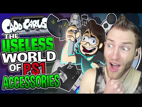 THESE ARE TERRIBLE! Reacting to "The Useless World of PS1 Accessories" by Caddicarus