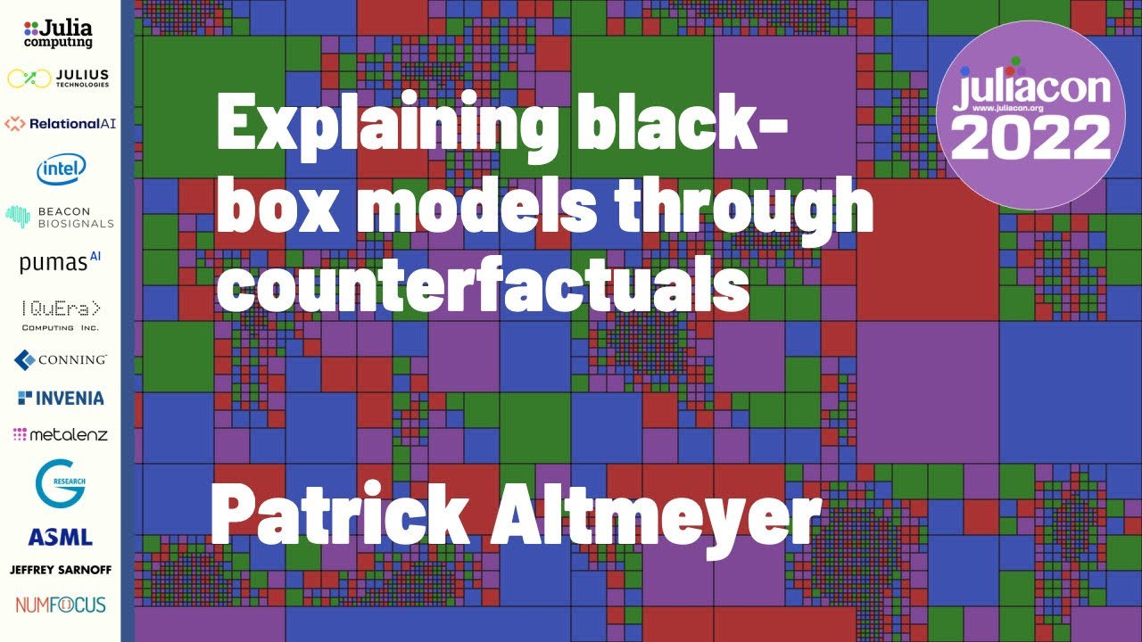 Explaining Black-Box Models Through Counterfactuals | Patrick Altmeyer | JuliaCon 2022