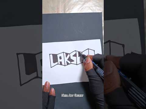 Lakshit ✨ #lakshit #nehaartgallery #nameart #shorts #calligraphy