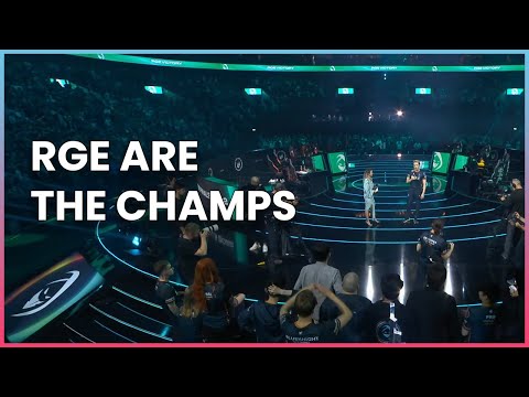 RGE Odoamne's speech after winning the LEC