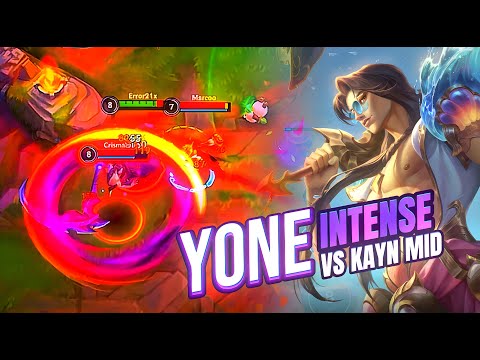 Clashing Blades: Yone vs Kayn MID Showdown | 8/4/7 Ranked Gameplay!