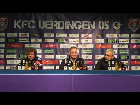 Uerdingerblock KFC Uerdingen - FC Hansa Rostock Pressekonferenz