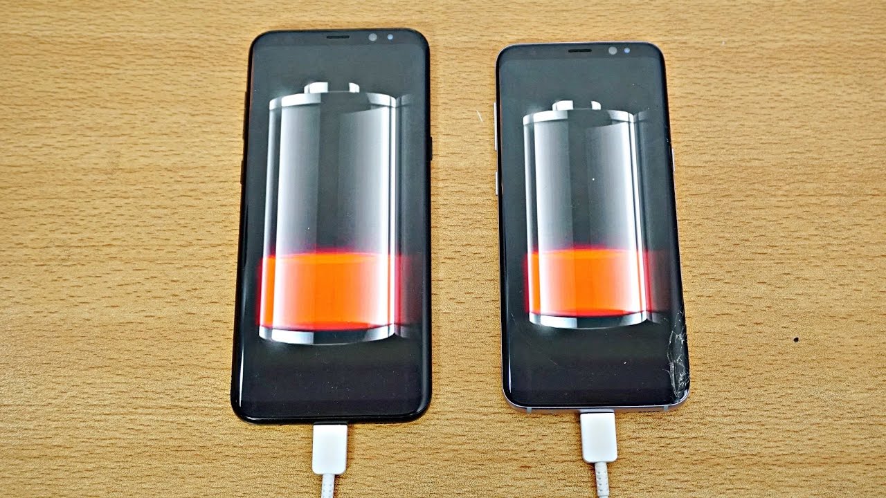 Samsung Galaxy S8 vs S8 Plus - Battery Drain Test! (4K)
