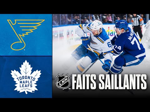Blues vs Maple Leafs | 18/11/25 | Faits saillants