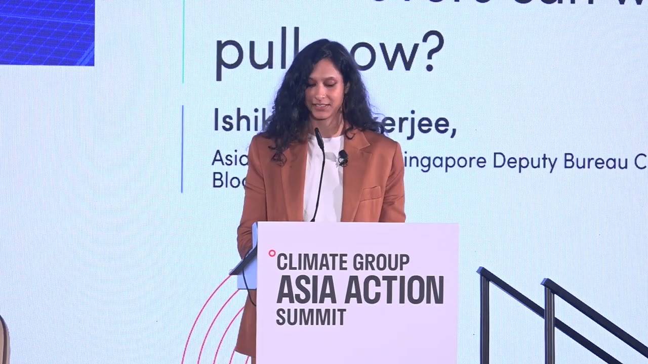 Ishika Mookerjee, Asia ESG & Climate Reporter, Bloomberg News welcomes us back