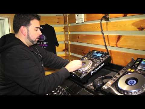 DJ Lenny Fontana Beat Mixing with Pioneer CDJ 2000 Episode 1 @ Karmic Power Records Studio NYC